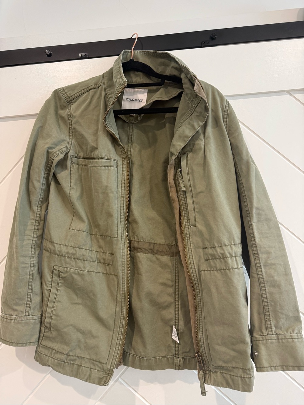 Madewell Olive Green Utility Jacket size XS